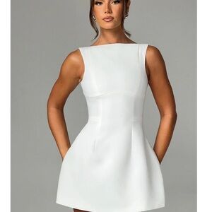 Elegant Ivory Sleeveless Dress From Baby Boo